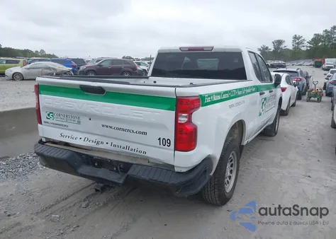2023 Chevrolet Silverado 1500 4Wd Standard Bed Wt from USA, damaged, VIN 1GCRDAED8PZ142227
